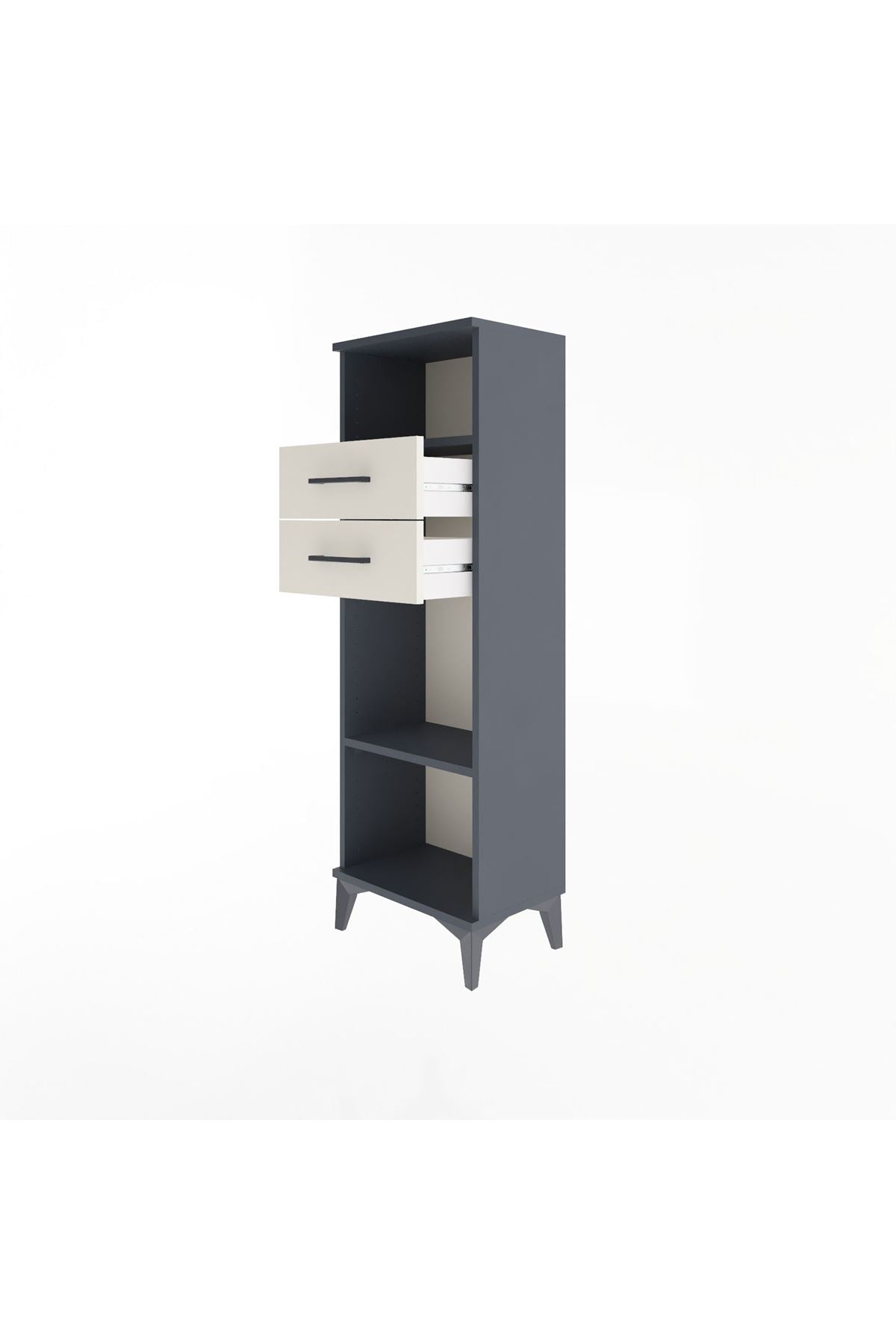 Arges Dolap 2 Raflı 2 Çekmeceli 44x30x134 - S16M041V4A