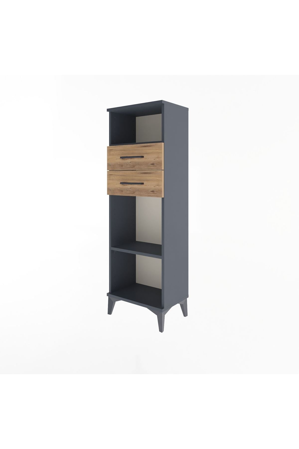 Arges Dolap 2 Raflı 2 Çekmeceli 44x30x134 - S16M041V6A