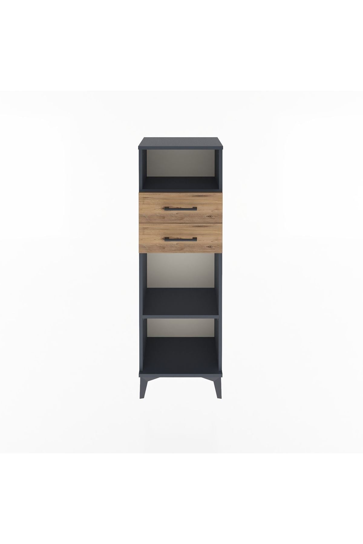 Arges Dolap 2 Raflı 2 Çekmeceli 44x30x134 - S16M041V6A
