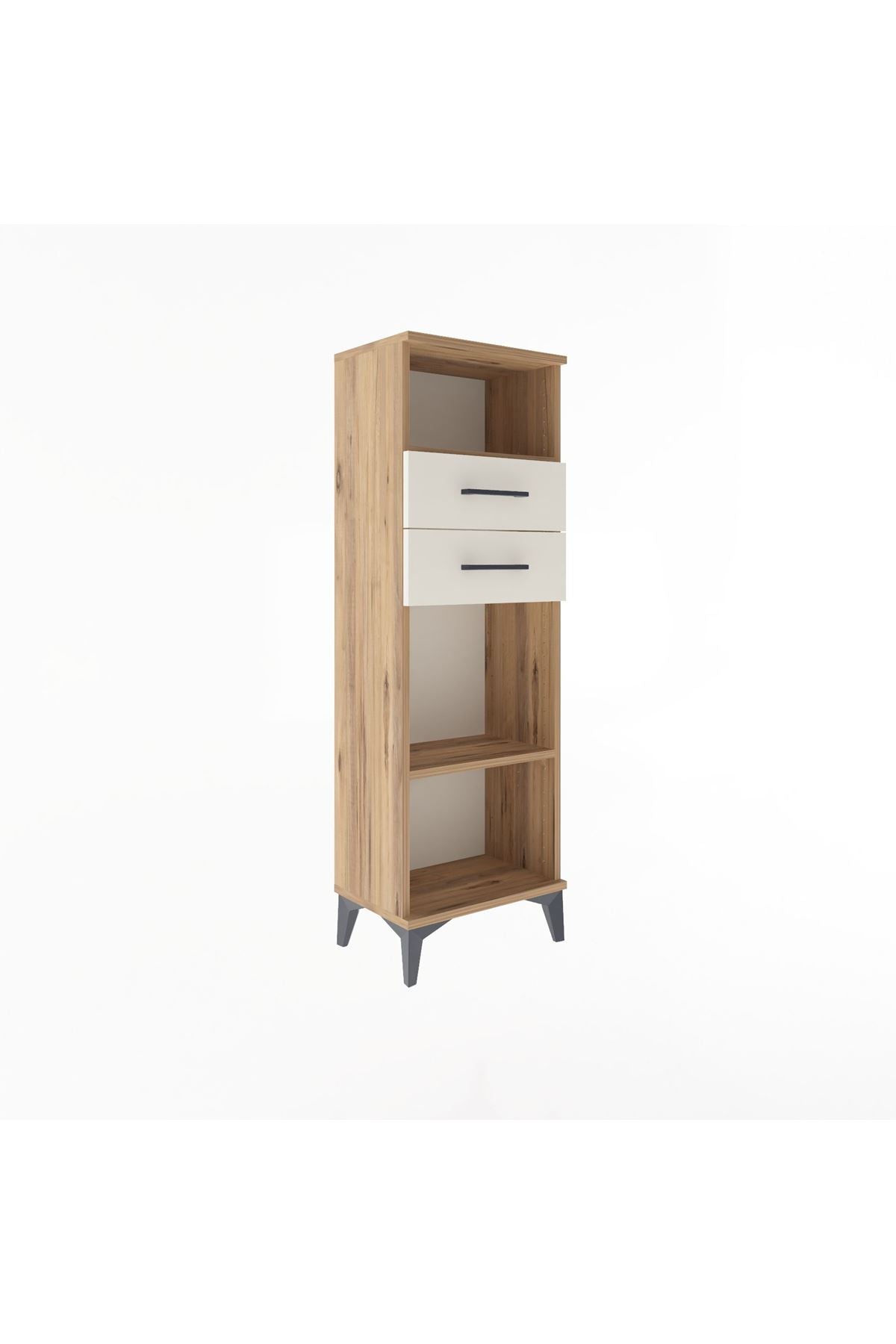 Arges Dolap 2 Raflı 2 Çekmeceli 44x30x134 - S16M041V7A
