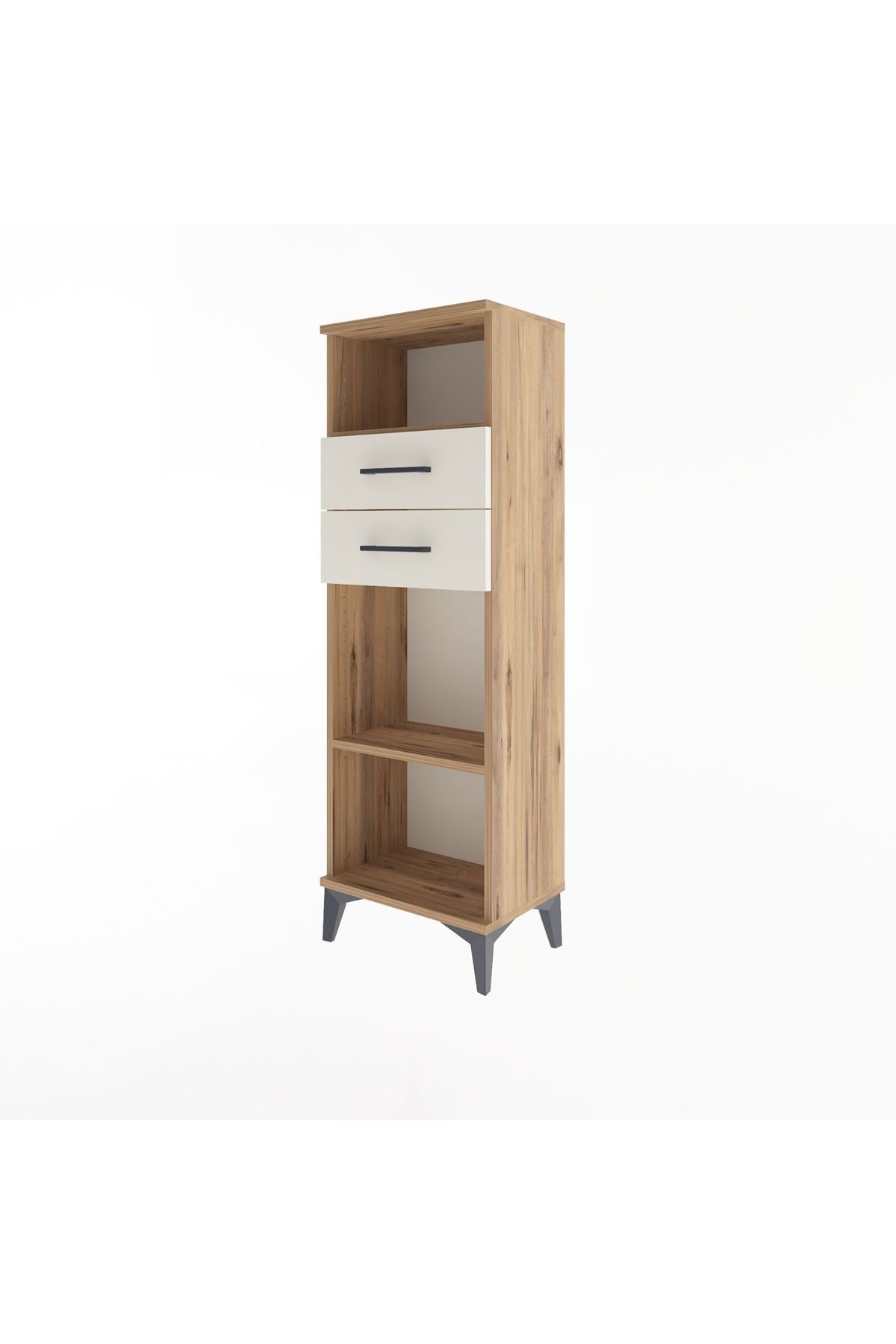 Arges Dolap 2 Raflı 2 Çekmeceli 44x30x134 - S16M041V7A