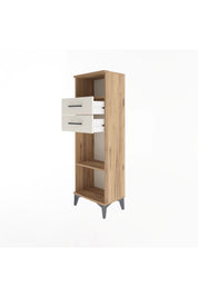 Arges Dolap 2 Raflı 2 Çekmeceli 44x30x134 - S16M041V7A