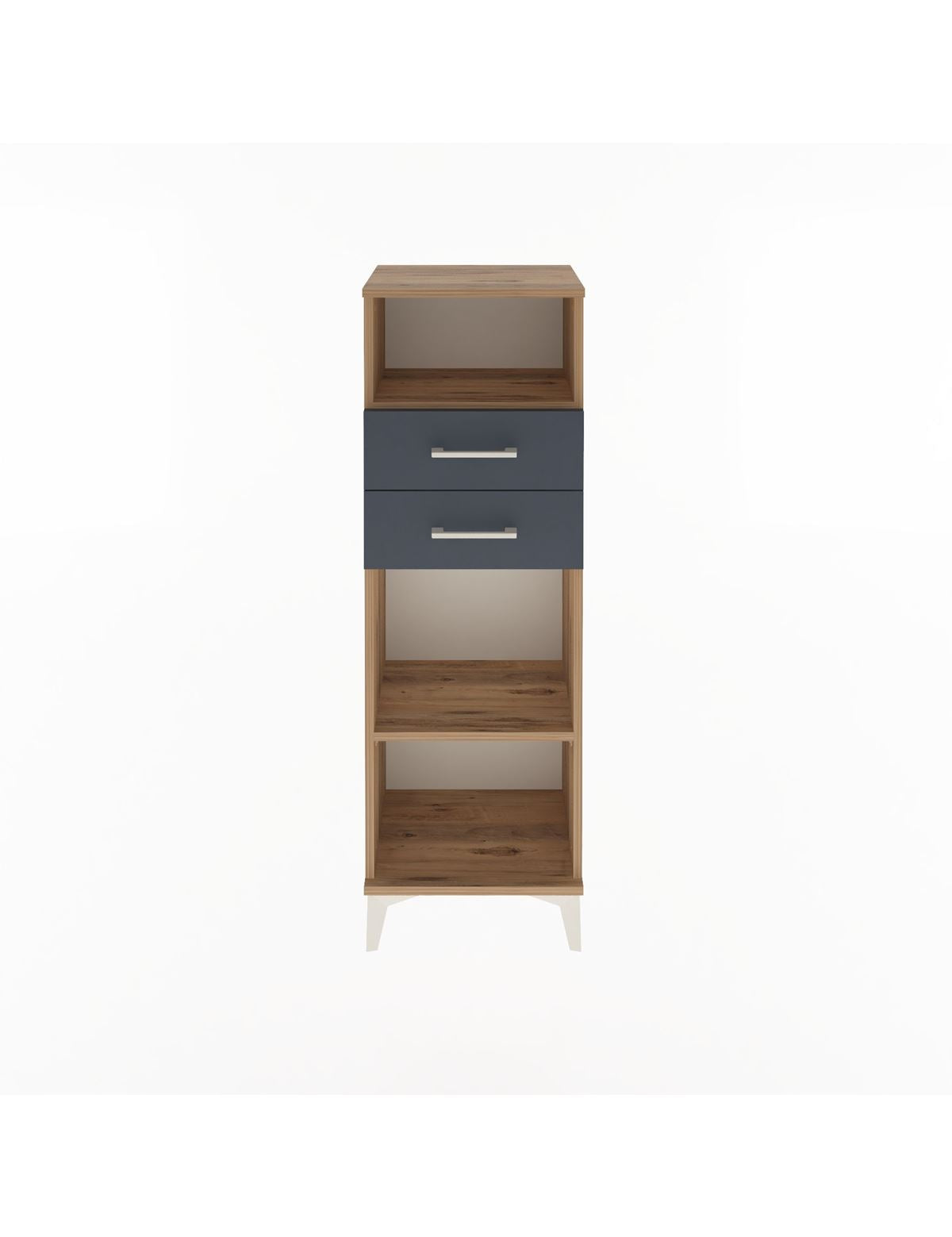 Arges Dolap 2 Raflı 2 Çekmeceli 44x30x134 - S16M041V8A