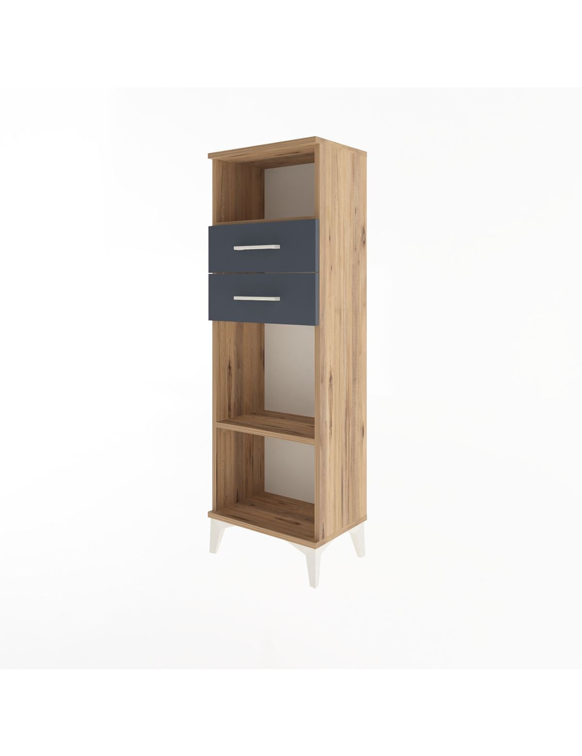 Arges Dolap 2 Raflı 2 Çekmeceli 44x30x134 - S16M041V8A