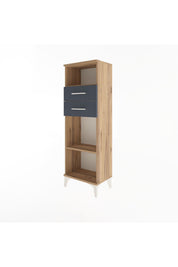 Arges Dolap 2 Raflı 2 Çekmeceli 44x30x134 - S16M041V8A