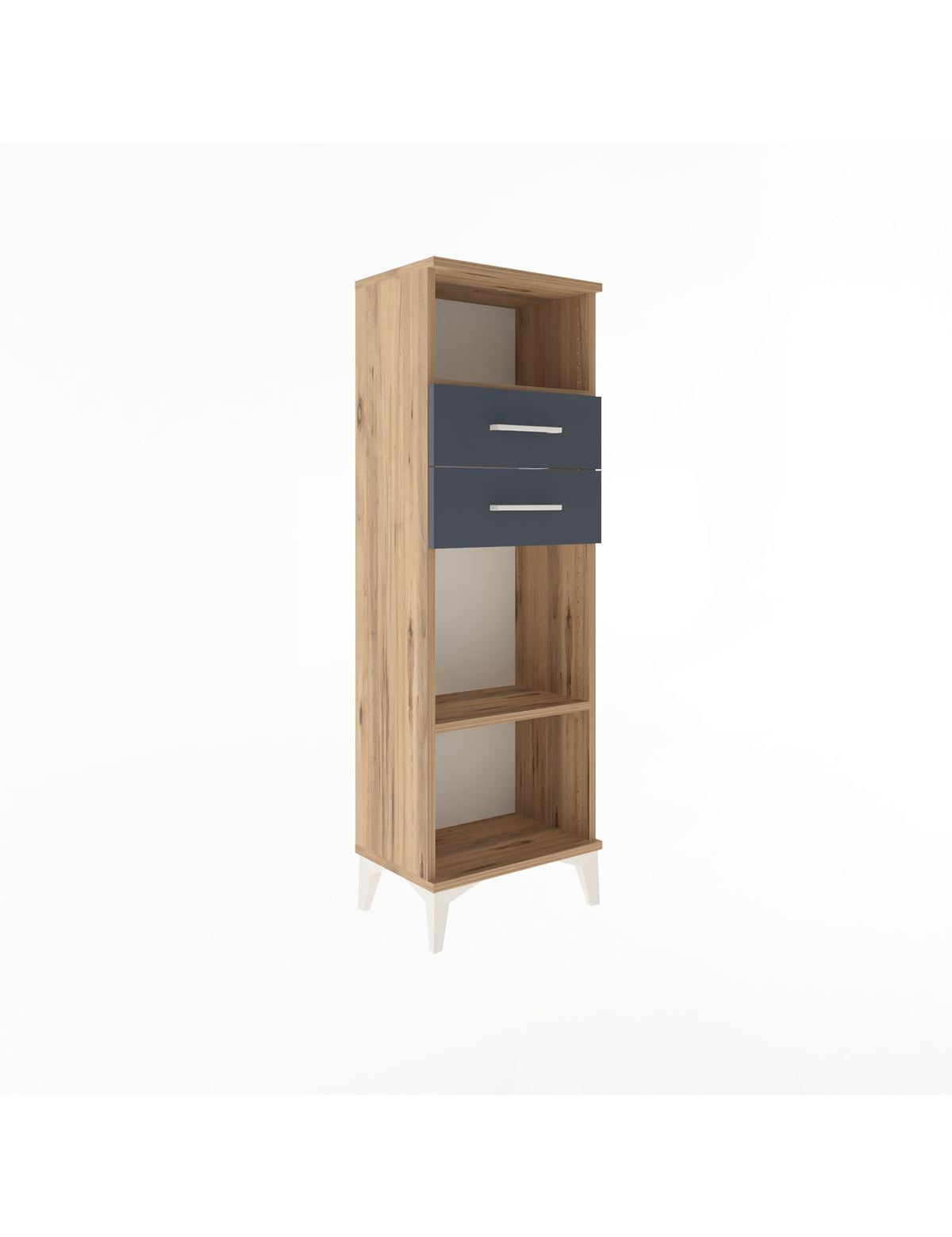 Arges Dolap 2 Raflı 2 Çekmeceli 44x30x134 - S16M041V8A