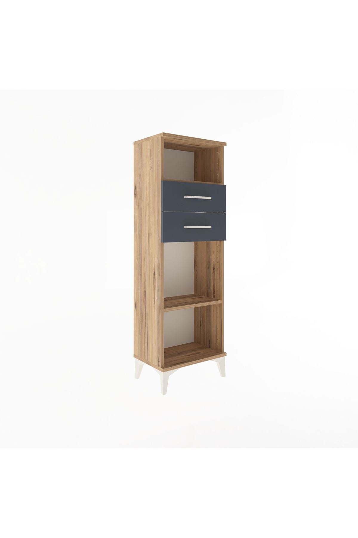 Arges Dolap 2 Raflı 2 Çekmeceli 44x30x134 - S16M041V8A