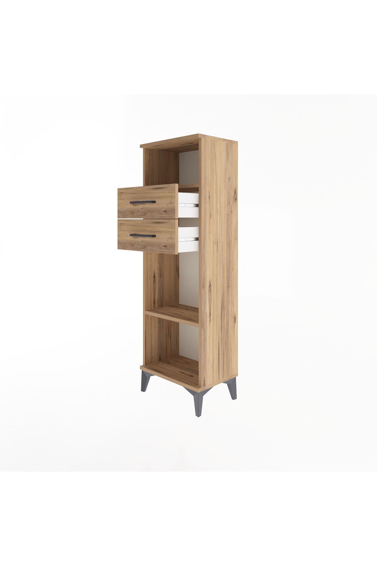 Arges Dolap 2 Raflı 2 Çekmeceli 44x30x134 - S16M041V9A