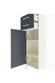 Arges Dolap 2 Raflı 2 Çekmeceli Tek Kapaklı 44x30x134 - S16M042V2A