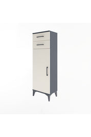 Arges Dolap 2 Raflı 2 Çekmeceli Tek Kapaklı 44x30x134 - S16M042V4A