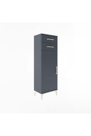 Arges Dolap 2 Raflı 2 Çekmeceli Tek Kapaklı 44x30x134 - S16M042V5A