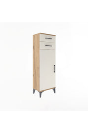 Arges Dolap 2 Raflı 2 Çekmeceli Tek Kapaklı 44x30x134 - S16M042V7A