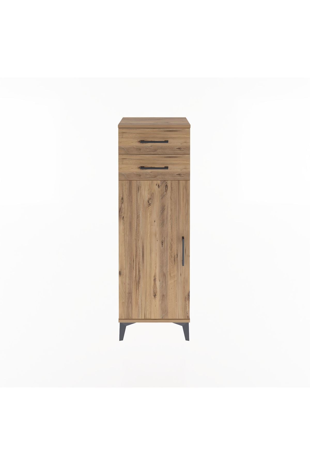 Arges Dolap 2 Raflı 2 Çekmeceli Tek Kapaklı 44x30x134 - S16M042V9A