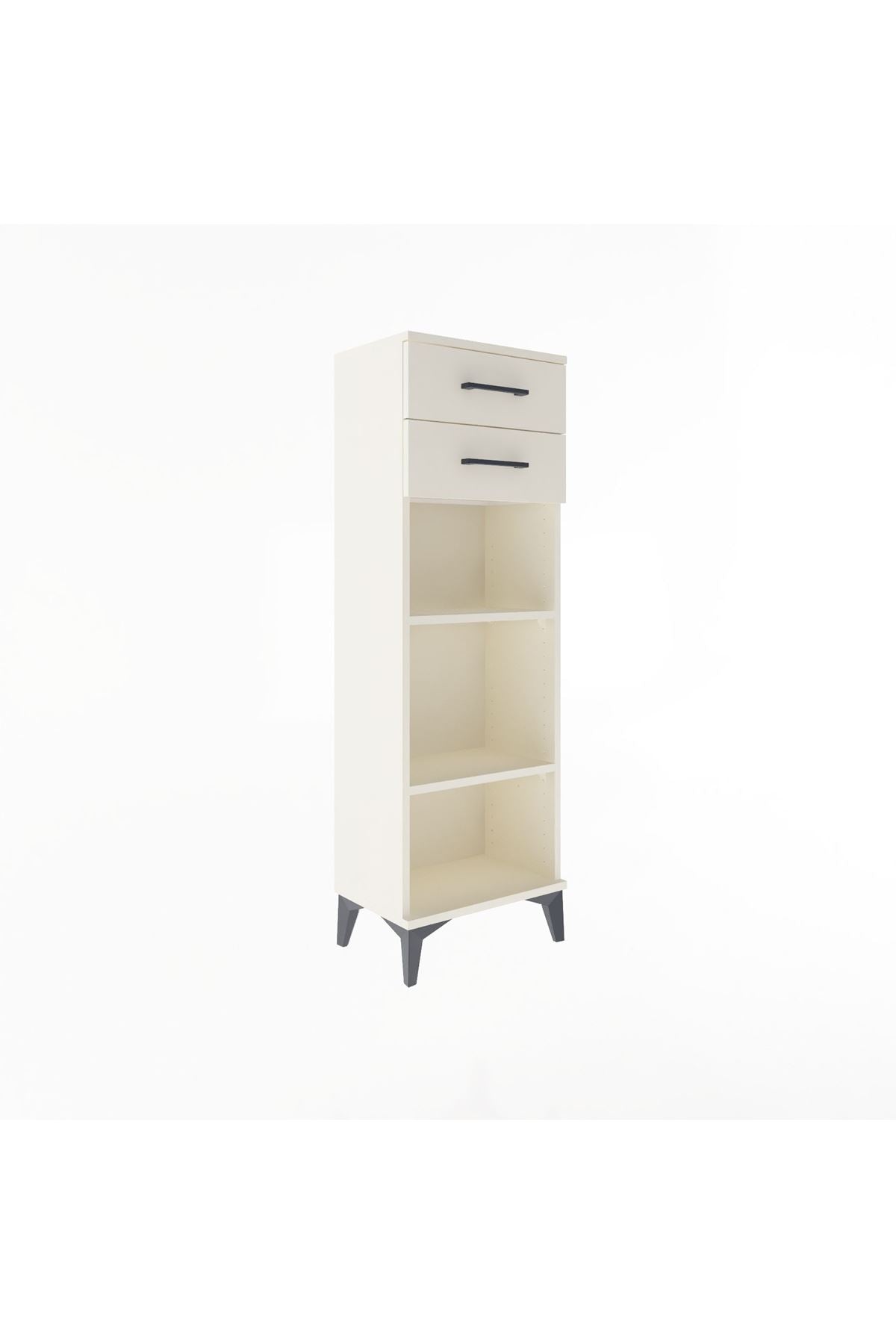 Arges Dolap 2 Raflı 2 Çekmeceli 44x30x134 - S16M043V1A