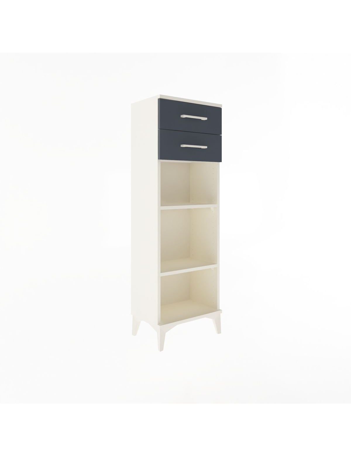 Arges Dolap 2 Raflı 2 Çekmeceli 44x30x134 - S16M043V2A