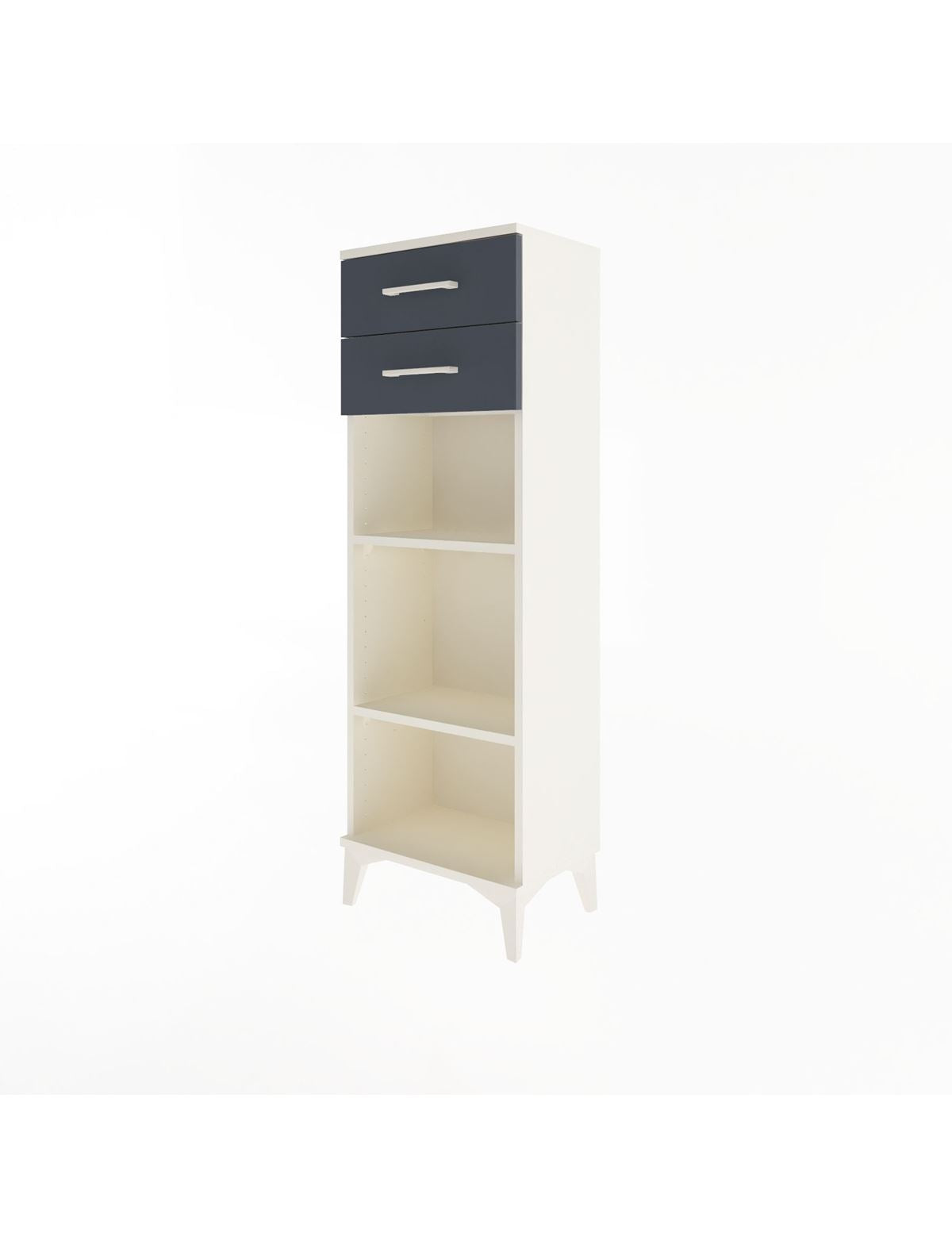 Arges Dolap 2 Raflı 2 Çekmeceli 44x30x134 - S16M043V2A