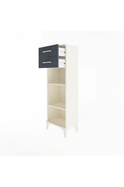 Arges Dolap 2 Raflı 2 Çekmeceli 44x30x134 - S16M043V2A