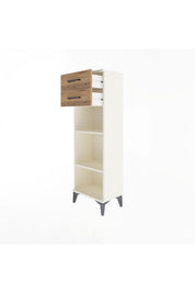 Arges Dolap 2 Raflı 2 Çekmeceli 44x30x134 - S16M043V3A