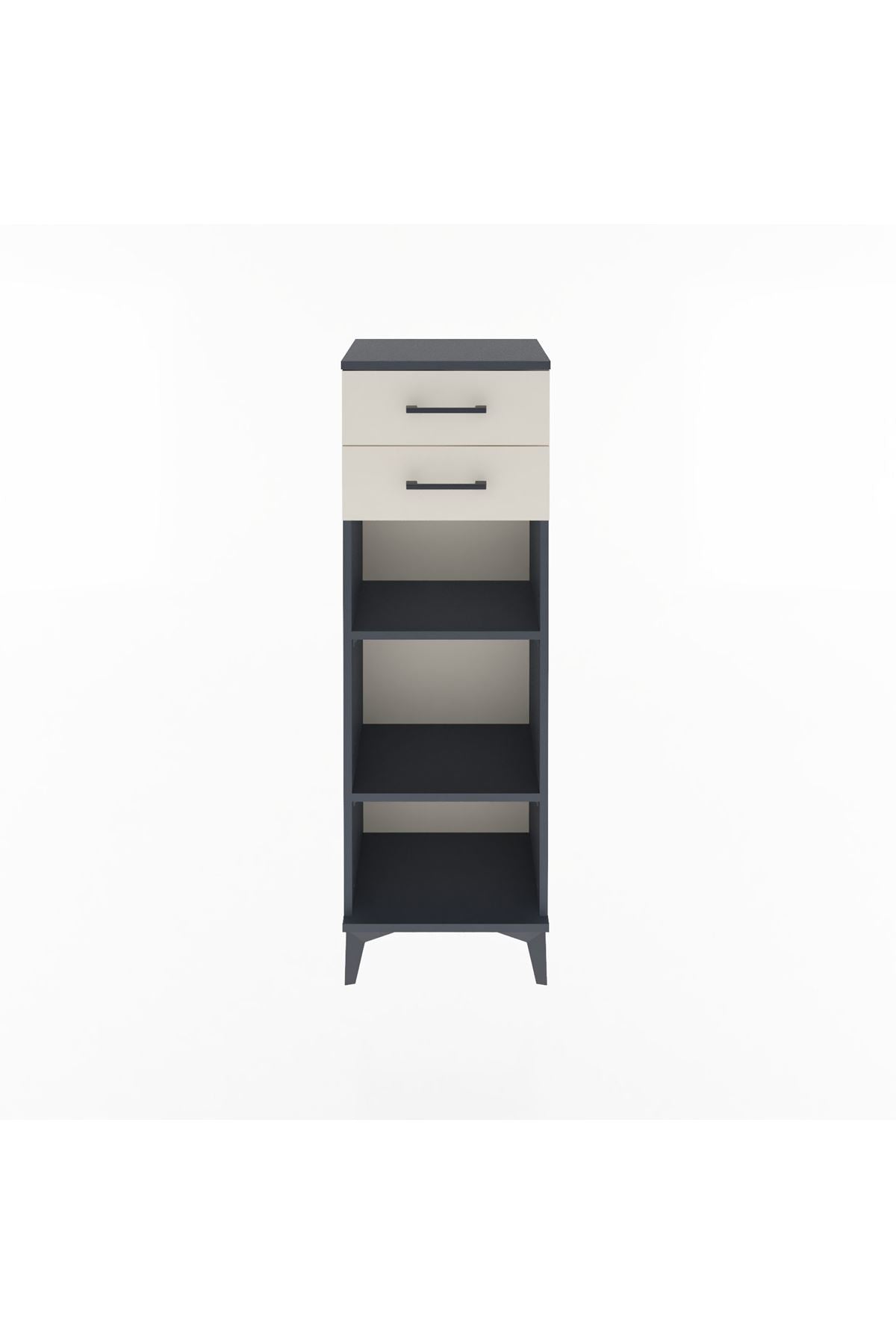 Arges Dolap 2 Raflı 2 Çekmeceli 44x30x134 - S16M043V4A
