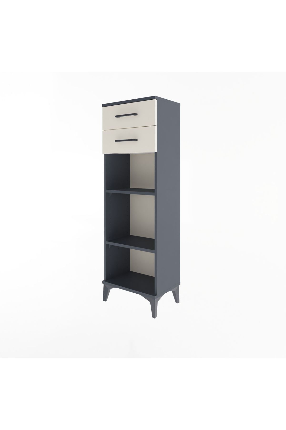 Arges Dolap 2 Raflı 2 Çekmeceli 44x30x134 - S16M043V4A