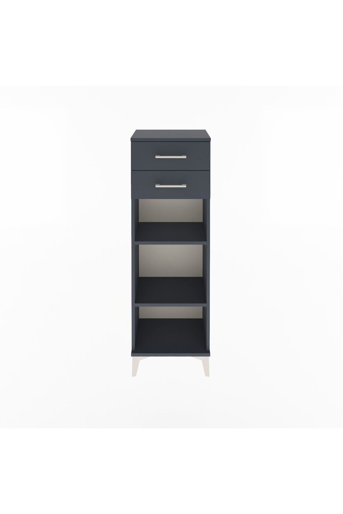 Arges Dolap 2 Raflı 2 Çekmeceli 44x30x134 - S16M043V5A