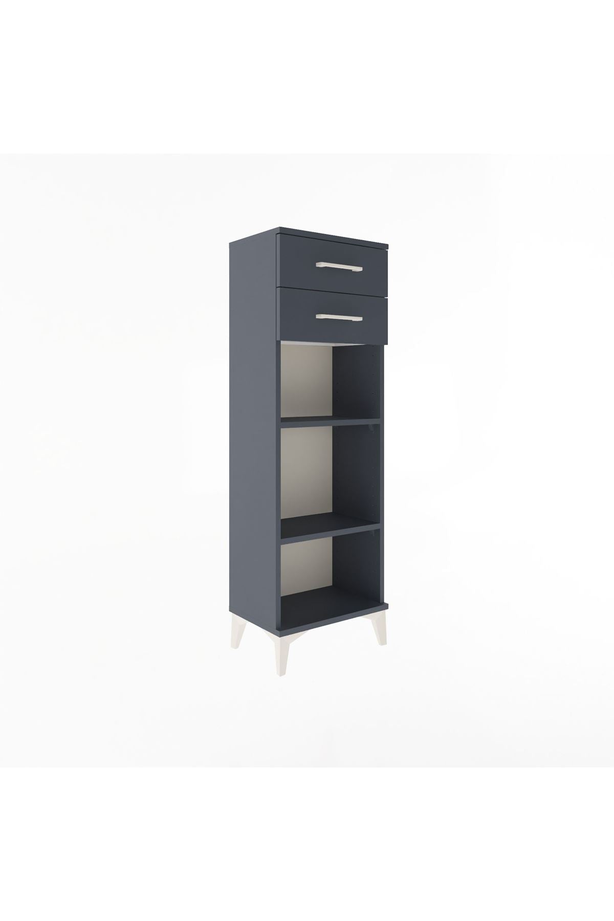 Arges Dolap 2 Raflı 2 Çekmeceli 44x30x134 - S16M043V5A