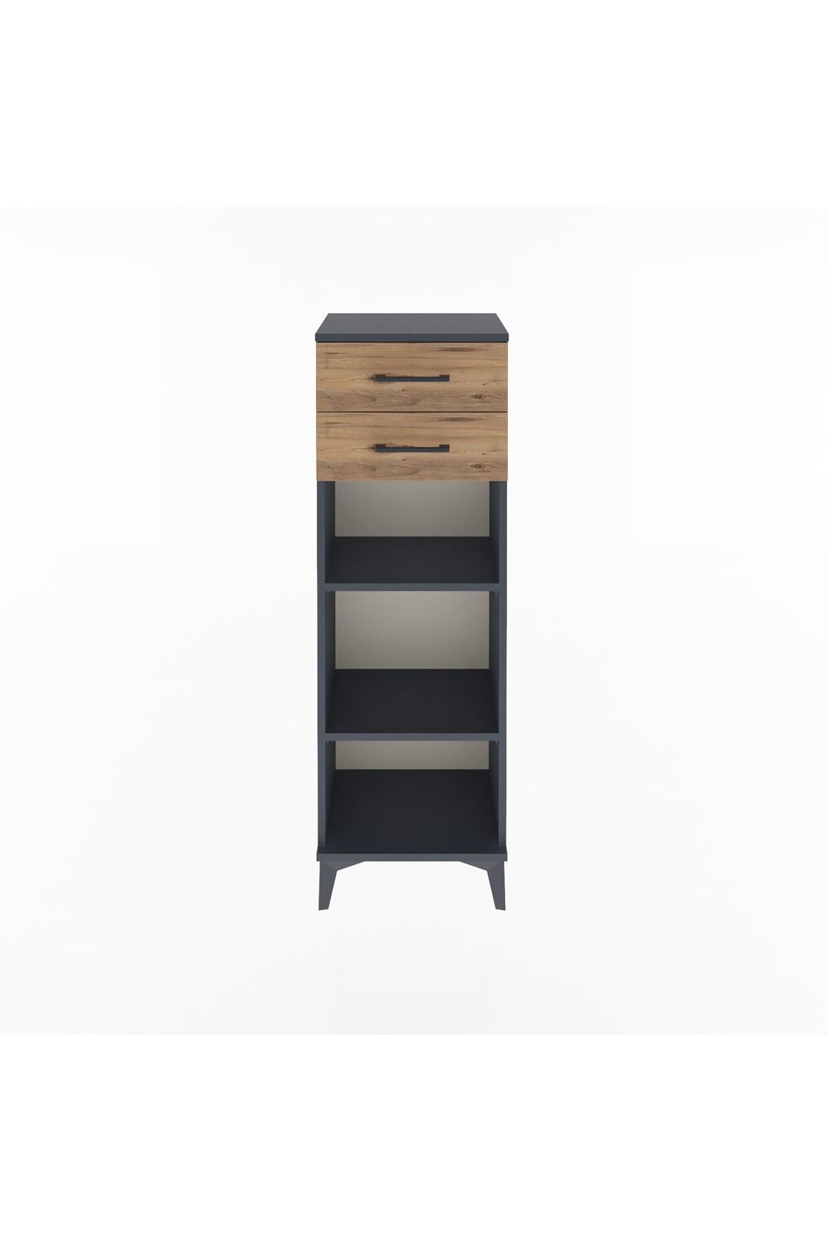 Arges Dolap 2 Raflı 2 Çekmeceli 44x30x134 - S16M043V6A