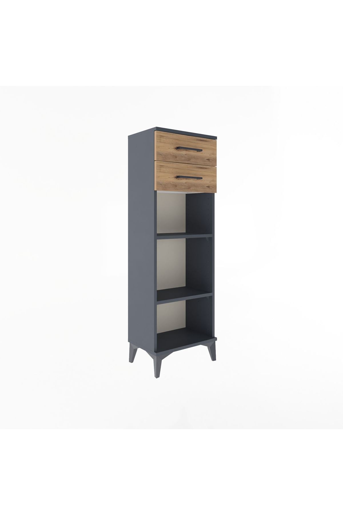 Arges Dolap 2 Raflı 2 Çekmeceli 44x30x134 - S16M043V6A