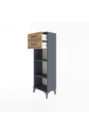 Arges Dolap 2 Raflı 2 Çekmeceli 44x30x134 - S16M043V6A
