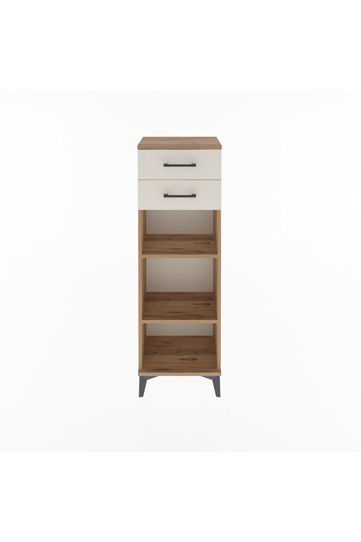 Arges Dolap 2 Raflı 2 Çekmeceli 44x30x134 - S16M043V7A