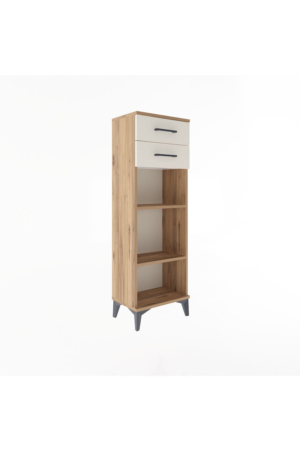 Arges Dolap 2 Raflı 2 Çekmeceli 44x30x134 - S16M043V7A