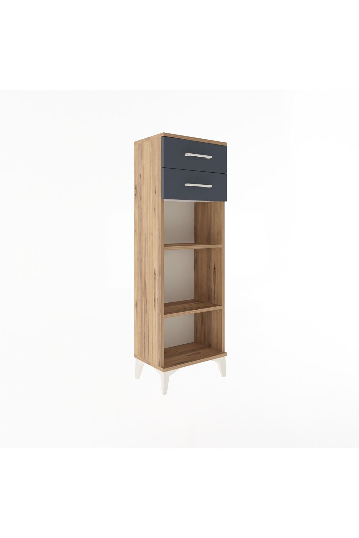 Arges Dolap 2 Raflı 2 Çekmeceli 44x30x134 - S16M043V8A