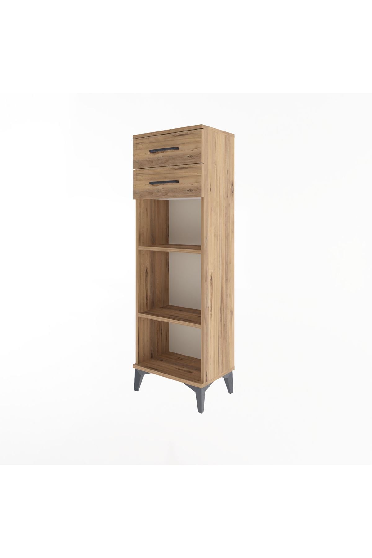 Arges Dolap 2 Raflı 2 Çekmeceli 44x30x134 - S16M043V9A