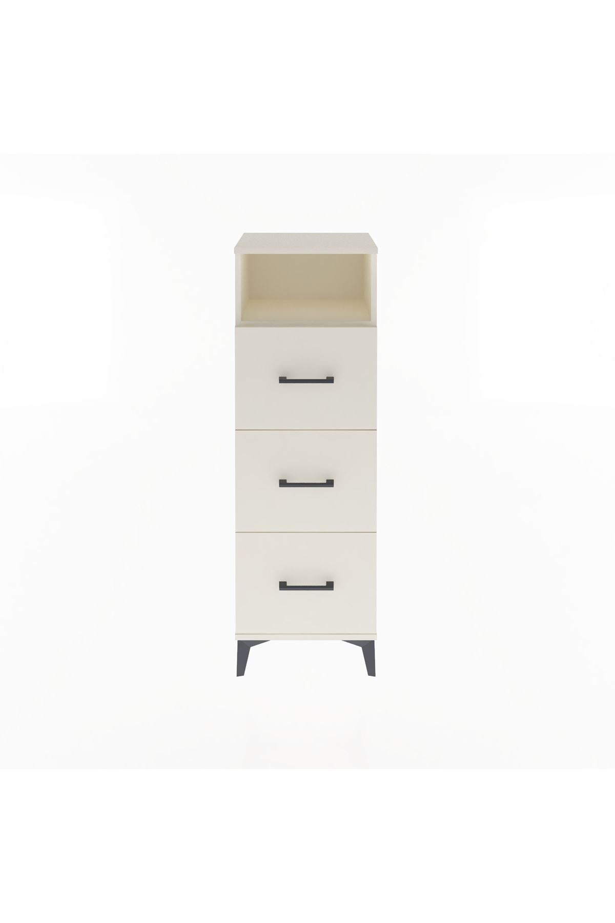Arges Dolap Tek Raflı 3 Çekmeceli 44x30x134 - S16M044V1A