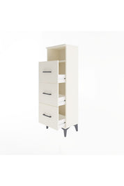 Arges Dolap Tek Raflı 3 Çekmeceli 44x30x134 - S16M044V1A