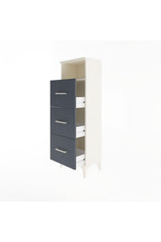 Arges Dolap Tek Raflı 3 Çekmeceli 44x30x134 - S16M044V2A
