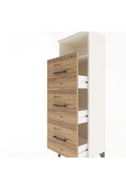 Arges Dolap Tek Raflı 3 Çekmeceli 44x30x134 - S16M044V3A