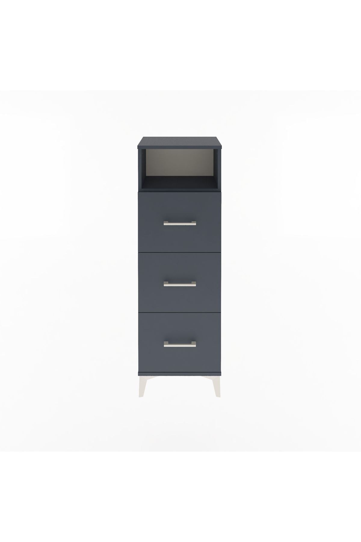 Arges Dolap Tek Raflı 3 Çekmeceli 44x30x134 - S16M044V5A