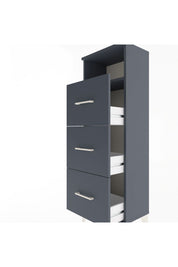 Arges Dolap Tek Raflı 3 Çekmeceli 44x30x134 - S16M044V5A