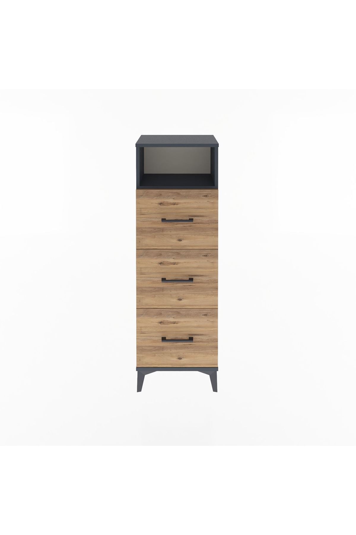 Arges Dolap Tek Raflı 3 Çekmeceli 44x30x134 - S16M044V6A