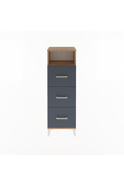 Arges Dolap Tek Raflı 3 Çekmeceli 44x30x134 - S16M044V8A