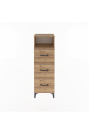 Arges Dolap Tek Raflı 3 Çekmeceli 44x30x134 - S16M044V9A
