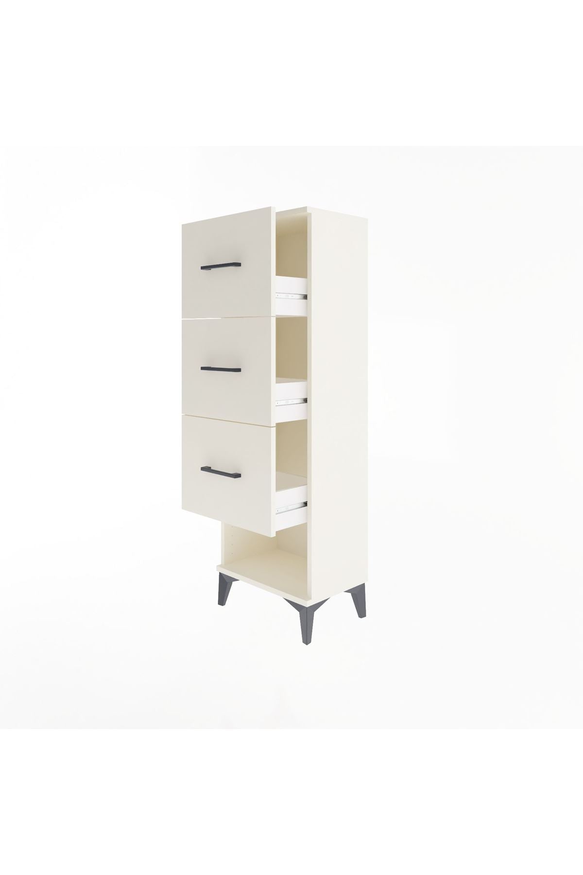 Arges Dolap 3 Çekmeceli 44x30x134 - S16M045V1A