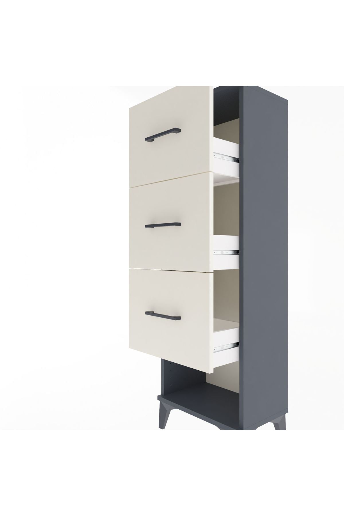 Arges Dolap 3 Çekmeceli 44x30x134 - S16M045V4A