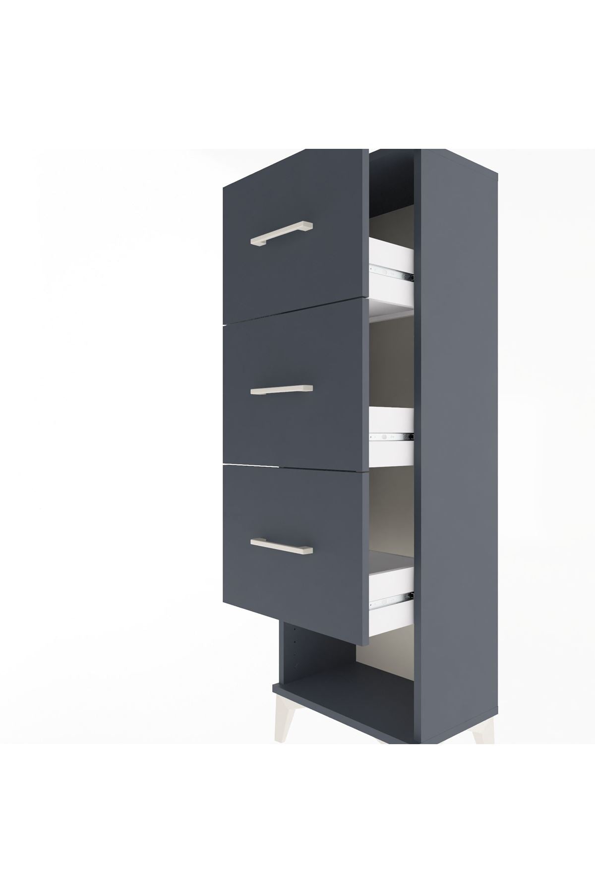 Arges Dolap 3 Çekmeceli 44x30x134 - S16M045V5A
