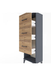 Arges Dolap 3 Çekmeceli 44x30x134 - S16M045V6A