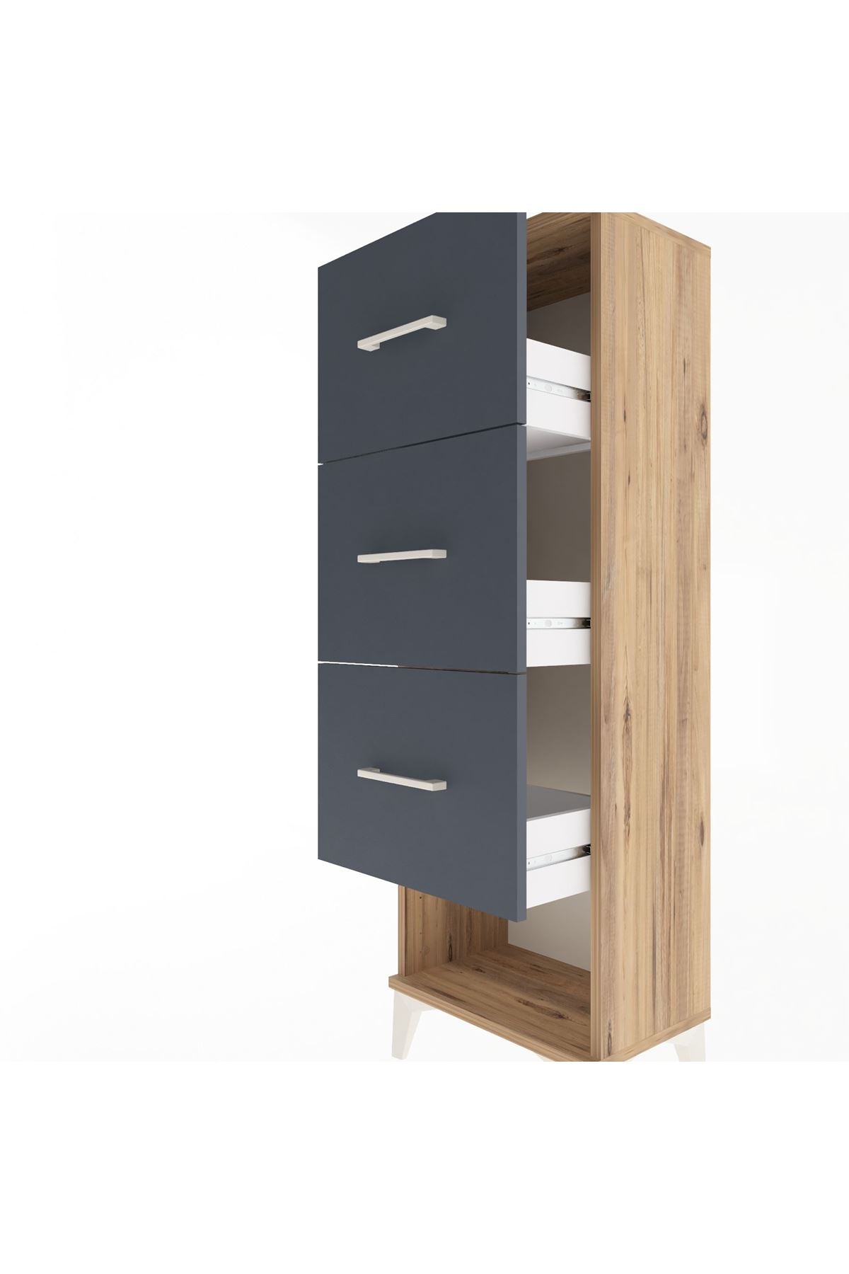 Arges Dolap 3 Çekmeceli 44x30x134 - S16M045V8A