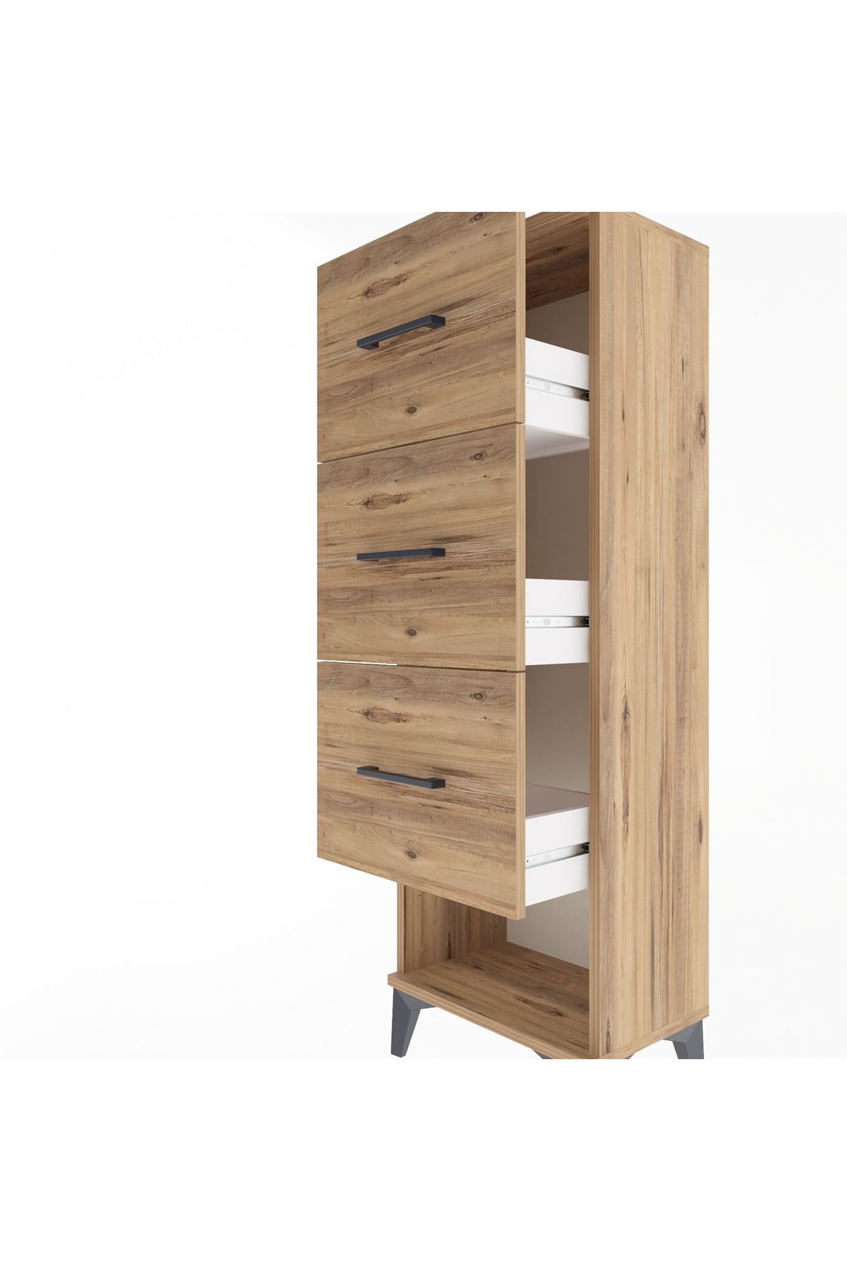 Arges Dolap 3 Çekmeceli 44x30x134 - S16M045V9A