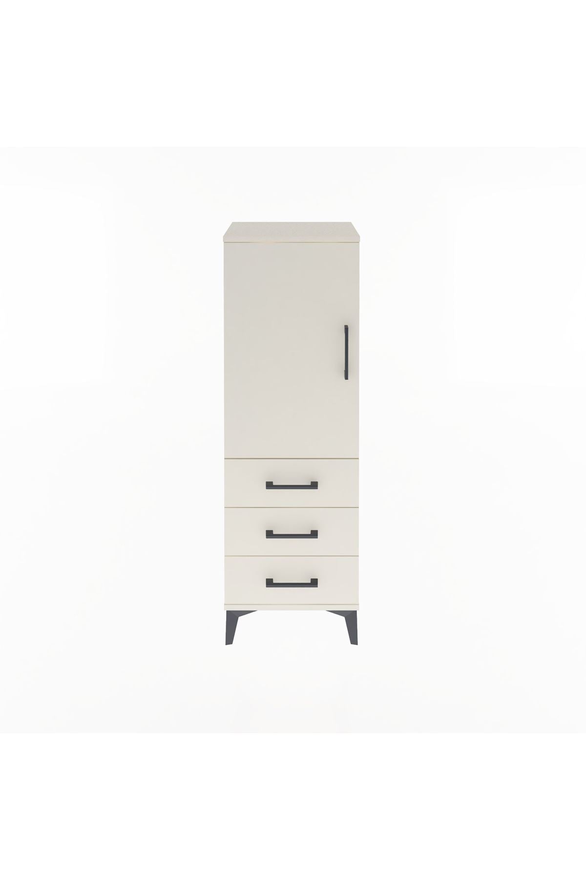 Arges Dolap 2 Raflı 3 Çekmeceli Tek Kapaklı 44x30x134 - S16M046V1A