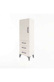 Arges Dolap 2 Raflı 3 Çekmeceli Tek Kapaklı 44x30x134 - S16M046V1A